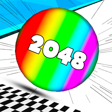 Ball Run 2048 Game