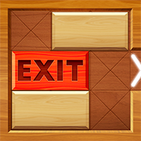 EXIT: Unblock Red Wood Block